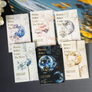 Poppy Crafts Flowers Reflect Under The Moon Paper Stickers - Evening Moon