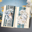Poppy Crafts Flowers Reflect Under The Moon Paper Stickers - Evening Moon