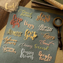 Poppy Crafts Hollow Cut Paper - Manuscript Classics - Sonnet