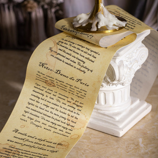 Poppy Crafts Master’s Manuscript Washi Tape Roll - Notre-Dame de Paris