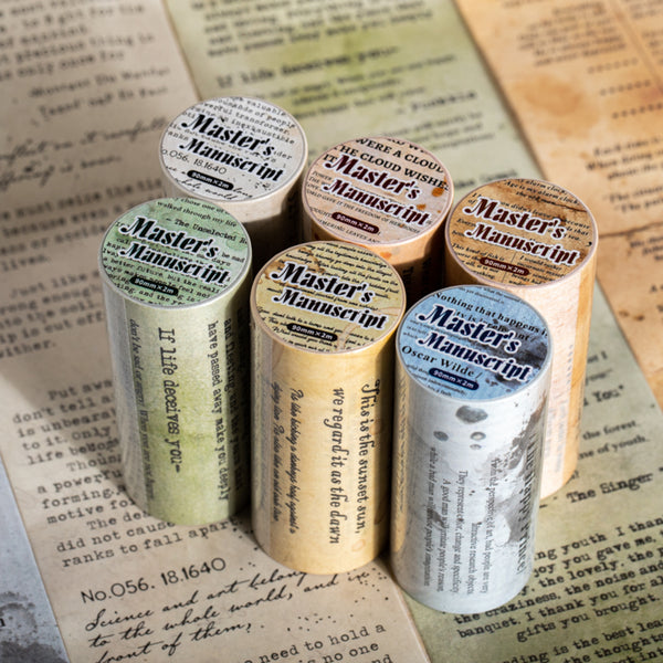Poppy Crafts Master’s Manuscript Washi Tape Roll - Notre-Dame de Paris