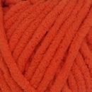 Close-up of bright orange yarn ball