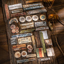 Poppy Crafts Wood Grain Fragments Sticker Kit - Old Wood Cracks