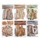 Poppy Crafts Wood Grain Fragments Sticker Kit - The Language of Logs
