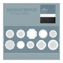 Poppy Craft Lace Frames Vellum Paper Stickers - Moonlit Ripples