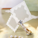 Poppy Craft Lace Frames Vellum Paper Stickers - Downy Mist