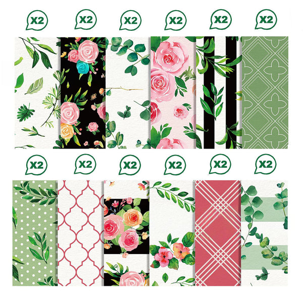 Poppy Crafts 12"×12" Paper Pack
