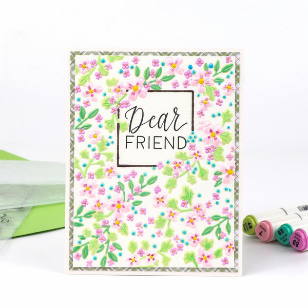 Poppy Crafts 3D Embossing Folder