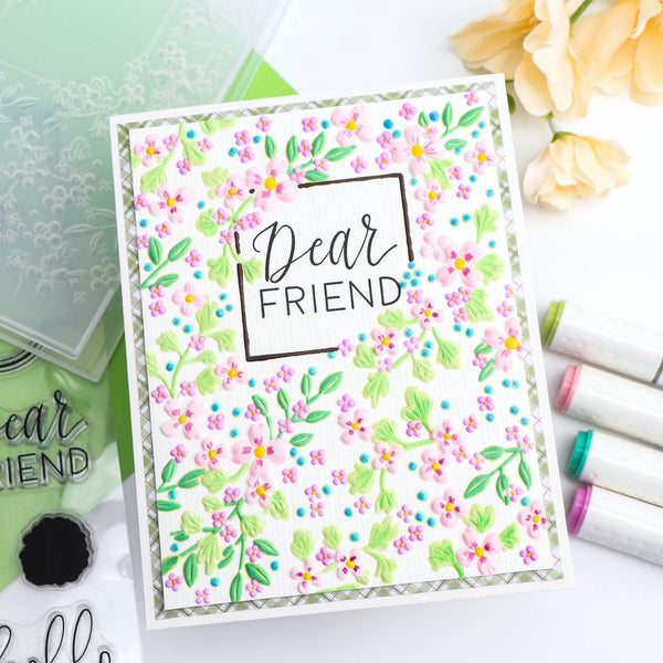Poppy Crafts 3D Embossing Folder