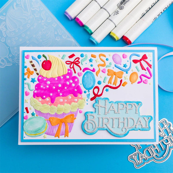 Poppy Crafts 3D Embossing Folder