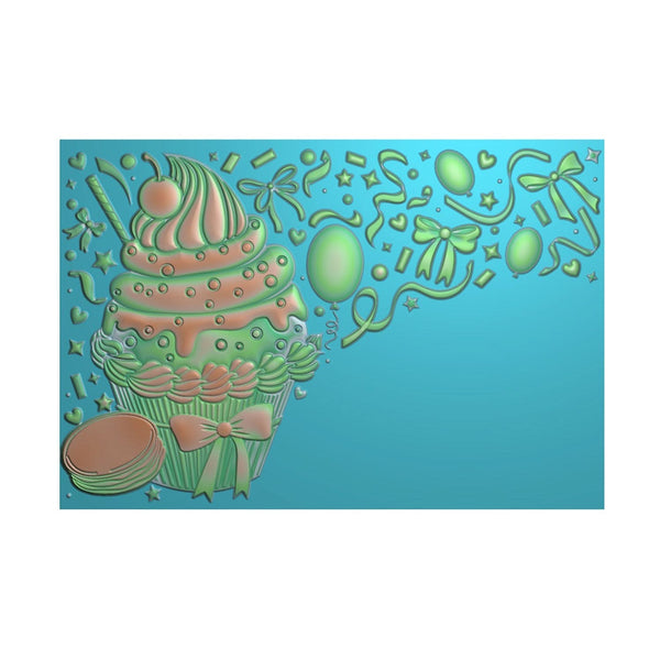 Poppy Crafts 3D Embossing Folder