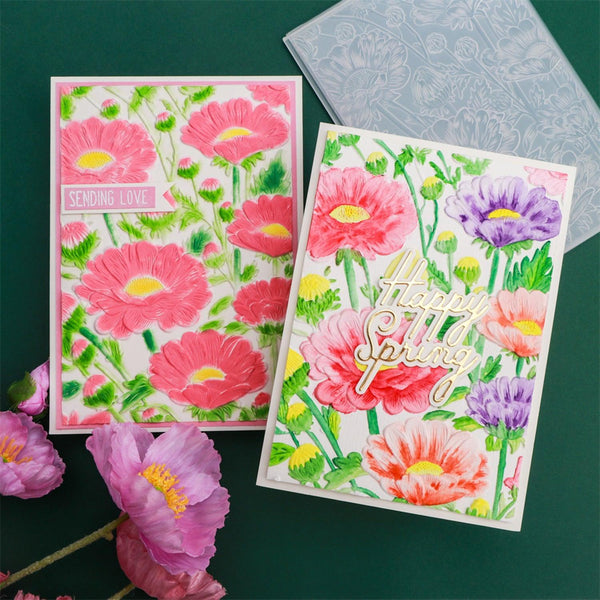 Poppy Crafts 3D Embossing Folder