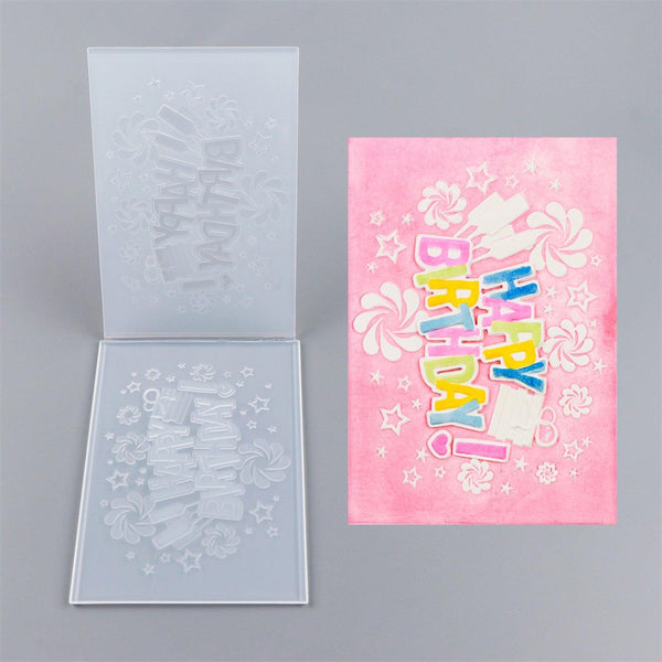 Poppy Crafts 3D Embossing Folder