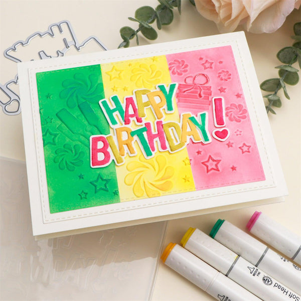 Poppy Crafts 3D Embossing Folder