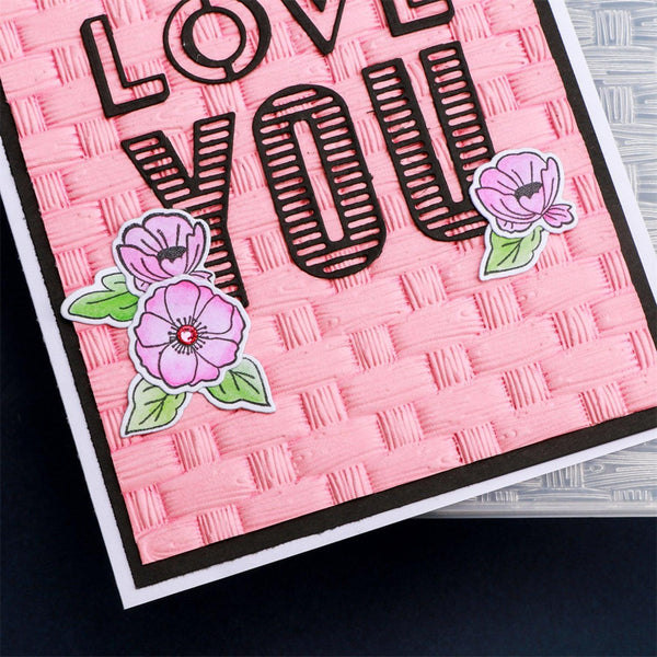 Poppy Crafts 3D Embossing Folder