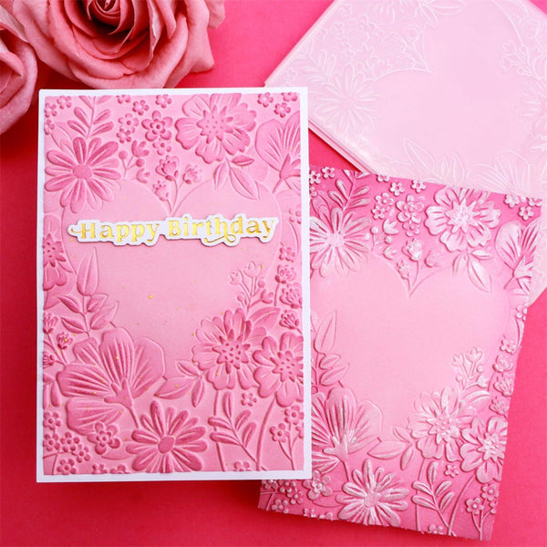 Poppy Crafts 3D Embossing Folder