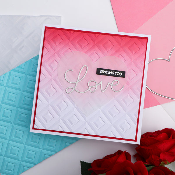 Poppy Crafts 3D Embossing Folder