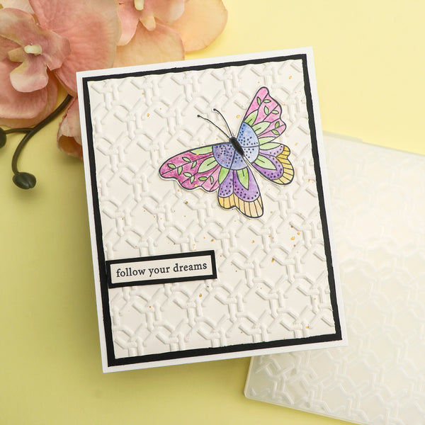 Poppy Crafts 3D Embossing Folder