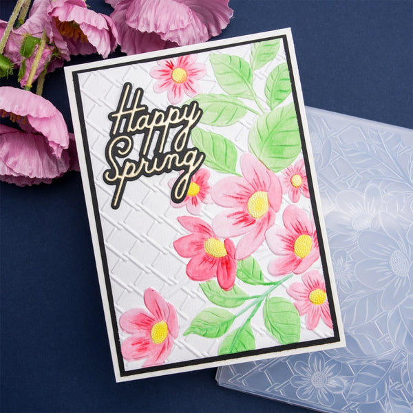 Poppy Crafts 3D Embossing Folder