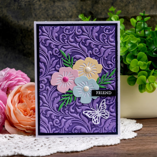 Poppy Crafts 3D Embossing Folder