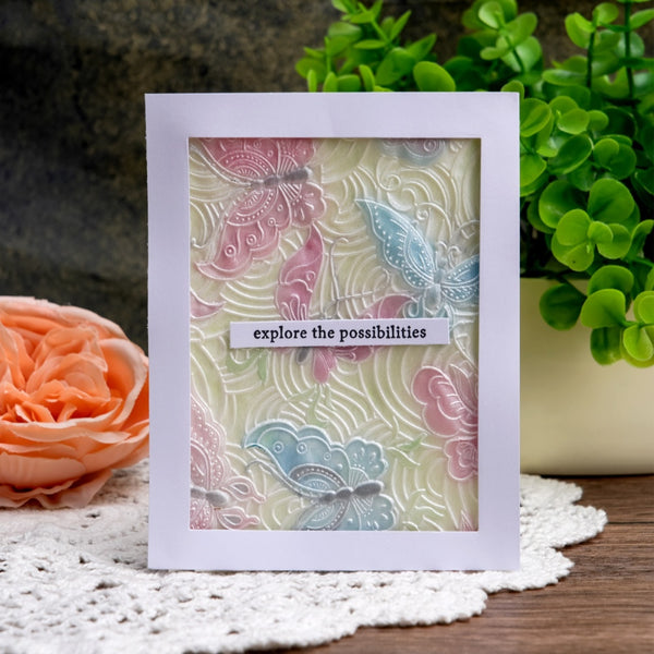 Poppy Crafts 3D Embossing Folder