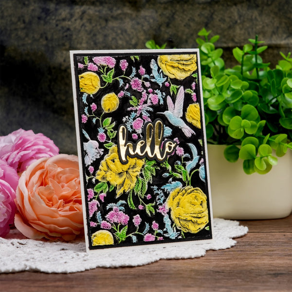 Poppy Crafts 3D Embossing Folder