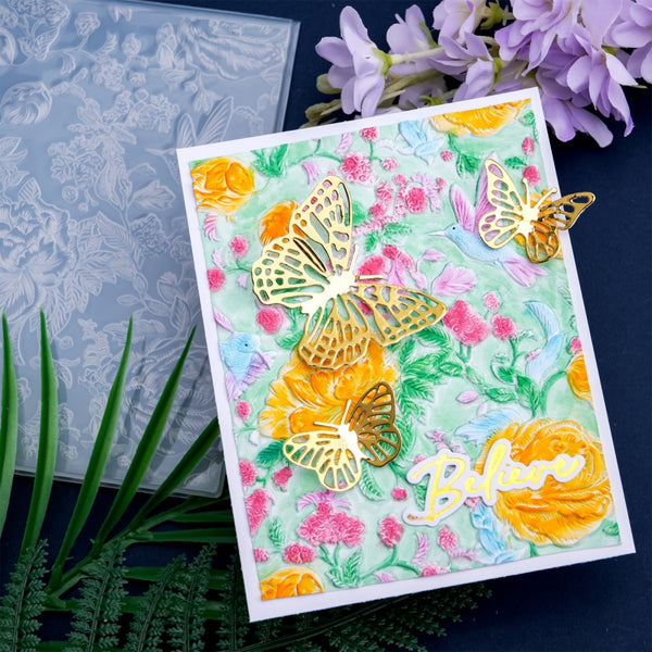 Poppy Crafts 3D Embossing Folder