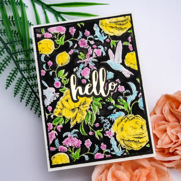 Poppy Crafts 3D Embossing Folder