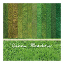 Color swatch with green grass patterns and 'Green Meadow' text