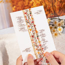 Poppy Crafts Autumn Series PET Sticker Roll - Lace Autumn Dream