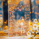 Poppy Crafts Autumn Series PET Sticker Roll - Lace Autumn Dream