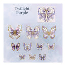 Poppy Crafts Butterfly Stickers - Twilight Purple