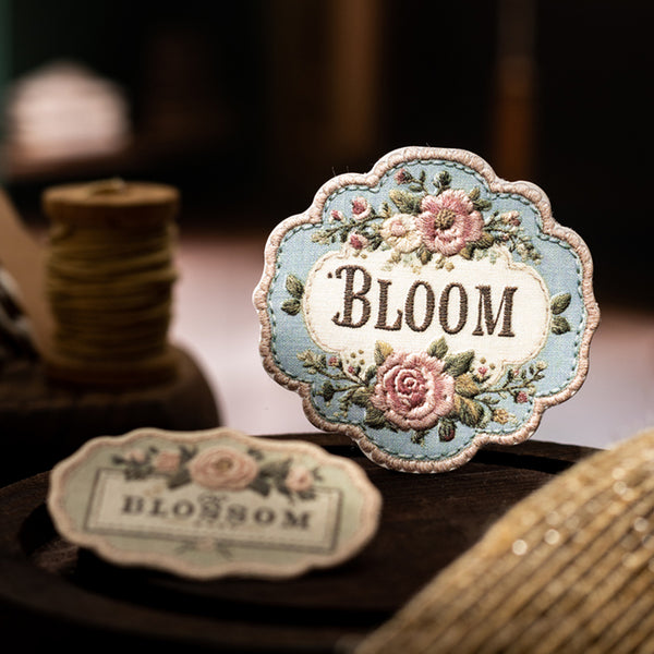 Poppy Crafts Cardstock Stickers - Numerous Flowers - Letter from Clear Sky