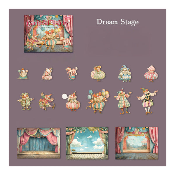 Poppy Crafts Carnival Party Sticker Kit - Dream Stage