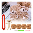 Poppy Crafts Chenille Scarf Weaving Kit - Tuscan Tan