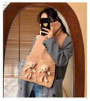 Poppy Crafts Chenille Scarf Weaving Kit - Tuscan Tan