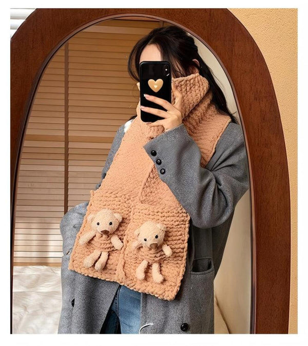 Poppy Crafts Chenille Scarf Weaving Kit - Tuscan Tan