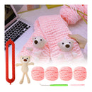 Poppy Crafts Chenille Scarf Weaving Kit - Pink