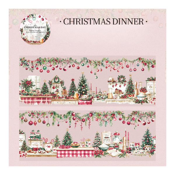 Poppy Crafts Christmas Day PET Sticker Roll - Christmas Gift