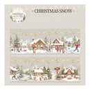 Poppy Crafts Christmas Day PET Sticker Roll - Christmas Snow