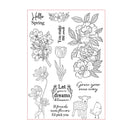 Poppy Crafts Clear Stamps - Hello Spring