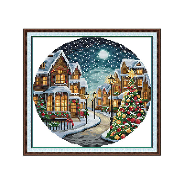 Poppy Crafts Cross-Stitch Kit #194 - Christmas Eve #3