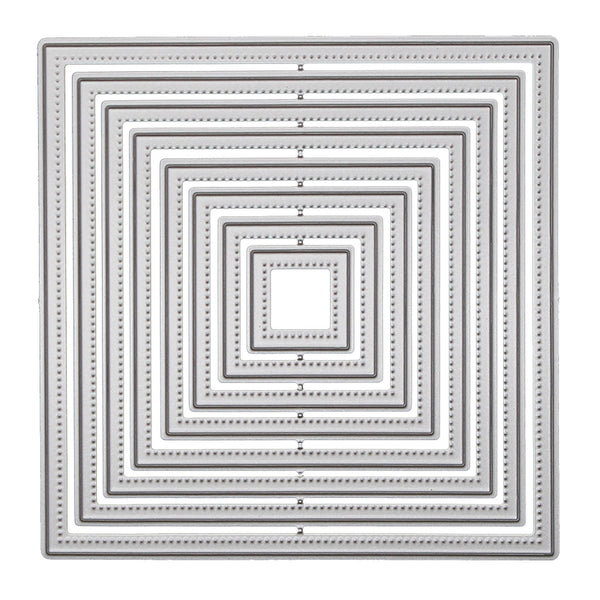Ceiling tile with decorative border pattern on a white background