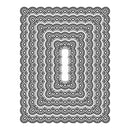 Decorative keyhole cover with intricate black patterns on a white background