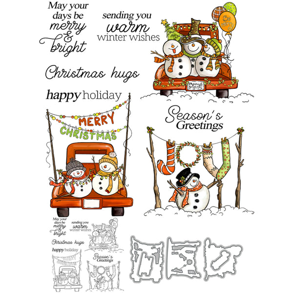 Poppy Crafts Cutting Dies & Stamp Set