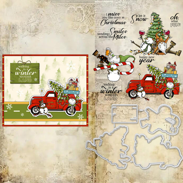 Poppy Crafts Cutting Dies & Stamp Set