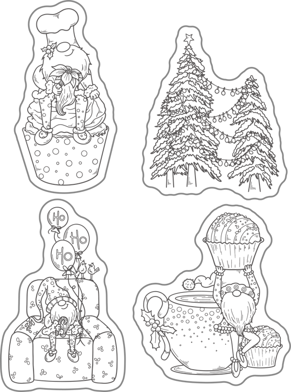 Poppy Crafts Cutting Dies & Stamp Set