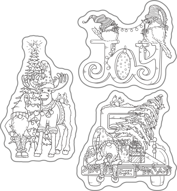 Poppy Crafts Cutting Dies & Stamp Set