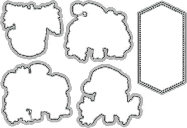 Poppy Crafts Cutting Dies & Stamp Set