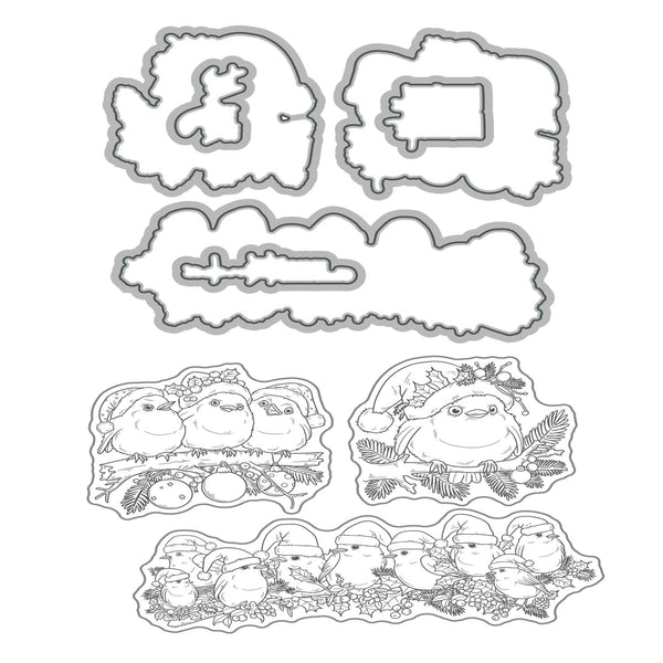 Poppy Crafts Cutting Dies & Stamp Set